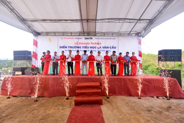 TC MOTOR khánh thành điểm trường tiểu học La Văn Cầu tỉnh Đăk Nông